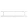vidaXL Wall Shelf 2pcs High Gloss White 105x18x20cm Engineered Wood