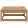 vidaXL Garden Footstools with Cushions 2 pcs Honey Brown Solid Pinewood