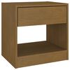 vidaXL Bedside Cabinet | Honey brown | Solid pinewood | Small | Bedside Cabinet