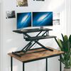 vidaXL Adjustable Workstation 90x40x(13-50) cm Steel and Engineered Wood