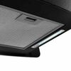 vidaXL Hanging Island Range Hood Touch Sensor LCD Tempered Glass