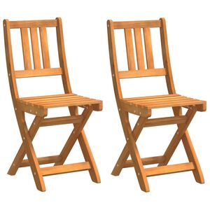 vidaXL Garden Chair 2 pcs Brown 36 x 46 x 86cm Solid Acacia wood