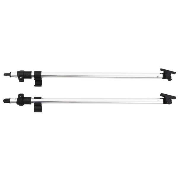 vidaXL Bimini Top Support Poles 2 pcs Aluminium