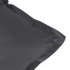 vidaXL Lowback Chair Cushions 2 pcs Melange Anthracite 100x50x7 cm Fabric