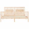 vidaXL Bed Frame without Mattress Super King Size Solid Wood