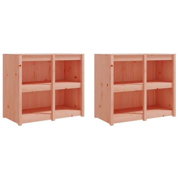 vidaXL Outdoor Kitchen Cabinets 4 pcs Solid Wood Douglas