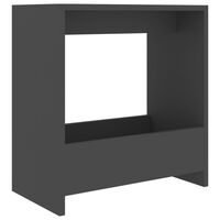vidaXL Side Table Grey 50x26x50 cm Engineered Wood