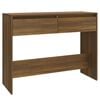 vidaXL Console Table Brown Oak 100x35x76.5 cm Engineered Wood