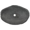 vidaXL Wash Basin River Stone Oval 60-70 cm
