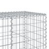 vidaXL Gabion Basket with Cover 500x100x100 cm Galvanised Iron