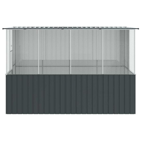 vidaXL Bird Cage Anthracite 315 x 167 x 200 cm Galvanised steel