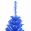 vidaXL Artificial Christmas Tree with Stand Blue 120 cm PVC
