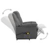 vidaXL Stand up Massage Chair Light Grey Fabric
