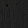 vidaXL Sideboard Black 60x34x75 cm Solid Wood Pine