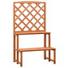 vidaXL Planter | Orange | Solid firwood with a water-based finish