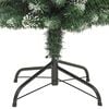 vidaXL Artificial Slim Christmas Tree with Stand 210 cm PVC
