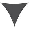 vidaXL Sunshade Sail Oxford Fabric Triangular 3x3x3 m Anthracite
