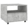 vidaXL Coffee Table Concrete Grey 55x55x40 cm Engineered Wood