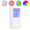 vidaXL Sideboard with LED Lights White 41x37x100 cm