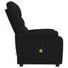 vidaXL Massage Chair Black Fabric