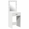 vidaXL Dressing Table White 50 x 41 x 135 cm Engineered Wood