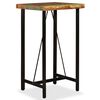 vidaXL Bar Set 3 Pieces Solid Wood Reclaimed. Genuine Leather & Canvas