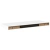vidaXL Floating Wall Shelves 4 pcs White 60x23,5x3,8 cm MDF