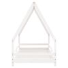 vidaXL Kids Bed Frame White 90x190 cm Solid Wood Pine