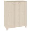 vidaXL Shoe Cabinet | Honey brown | Solid pine wood, MDF | 85x40x108 cm