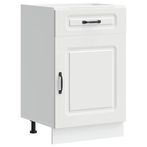 vidaXL Kitchen Base Cabinet "Kalmar" White Engineered Wood