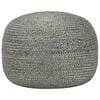 vidaXL Handmade Pouffe Olive Green 45x30 cm Jute