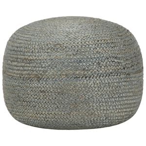 vidaXL Handmade Pouffe Olive Green 45x30 cm Jute