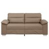 vidaXL 2-Seater Sofa&nbsp;Cappuccino 180x81x84 cm Faux Leather