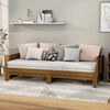 vidaXL Pull-out Day Bed without Mattress Honey Brown 2x(90x190) cm