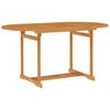 vidaXL Garden Table | Teak | Solid Teak Wood | 150x90x75 cm | Durable