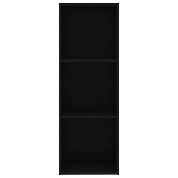 vidaXL Freestanding Bookshelf Black 30 x 40 x 114 cm Engineered Wood