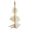 vidaXL Wooden Christmas Tree with Stand Brown 210 cm Solid pine wood