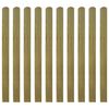 vidaXL Impregnated Fence Slats 10 pcs Wood 120 cm