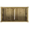 vidaXL Garden Planter 90x50x70 cm Impregnated Wood Pine