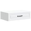 vidaXL Wall-Mounted Side Table White 59 x 34.5 x 17 cm Engineered Wood