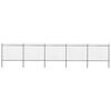 vidaXL Garden Fence with Spear Top Steel 838x150 cm Black