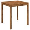 vidaXL Garden Dinner Table Natural 70 x 68.5 x 75 cm Solid Acacia Wood