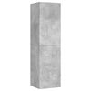 vidaXL TV Cabinets 4 pcs Concrete Grey 30.5x30x110 cm Engineered Wood