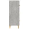 vidaXL Sideboard Concrete Grey 70x34x90 cm Engineered Wood
