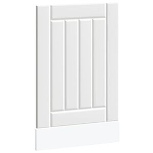 vidaXL Dishwasher Panel "Lucca" White Engineered Wood