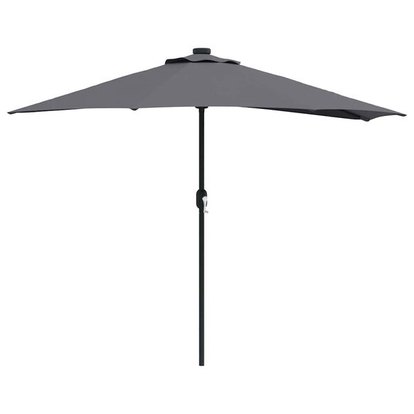 vidaXL Garden Parasol Anthracite 294 x 150 x 224 cm