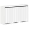 vidaXL Wall-Mounted Shoe Cabinet ZWOLLE 71 x 17 x 43 cm White
