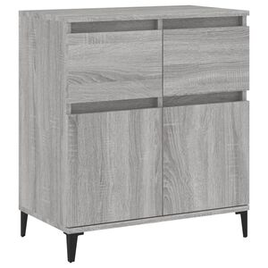 vidaXL Sideboard Grey Sonoma 60x35x70 cm Engineered Wood