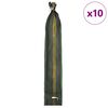 vidaXL Sandbags 10 pcs Dark Green 103x25 cm HDPE