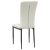 vidaXL Dining Chairs 4 pcs Cream Velvet
